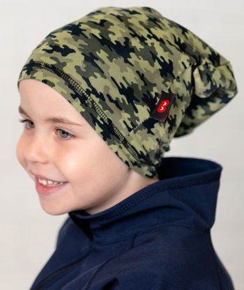 Oversize Baggy Hat Camouflage Green