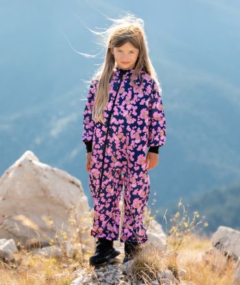 Waterproof Softshell Overall Comfy Girls Jumpsuit