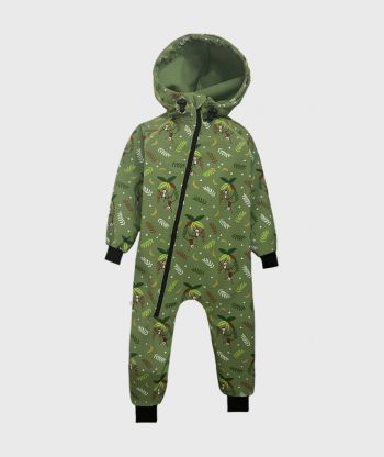 Waterproof Softshell Overall Comfy Monkey Jumpsuit